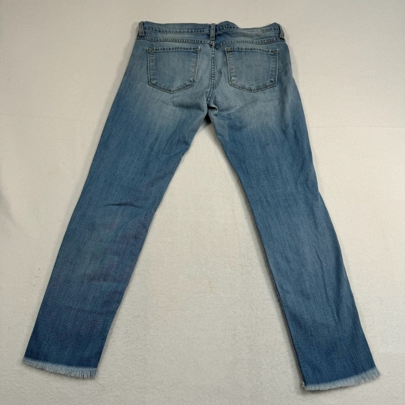 Flying Monkey Skinny Jeans Womens Size 26 Light Blue Mid Rise Distressed Stretch - Picture 4 of 14